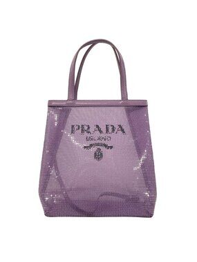 Prada Tote Bag Purple